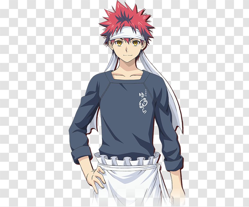 Sōma Yukihira Donburi Food Wars!: Shokugeki No Soma Tempura Egg - Silhouette - Souma: Transparent PNG