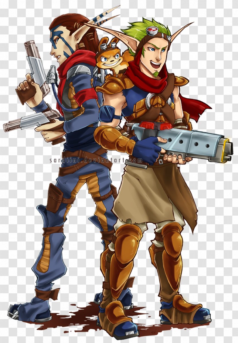 Action & Toy Figures Animated Cartoon Character - Fictional - Jak And Daxter Transparent PNG