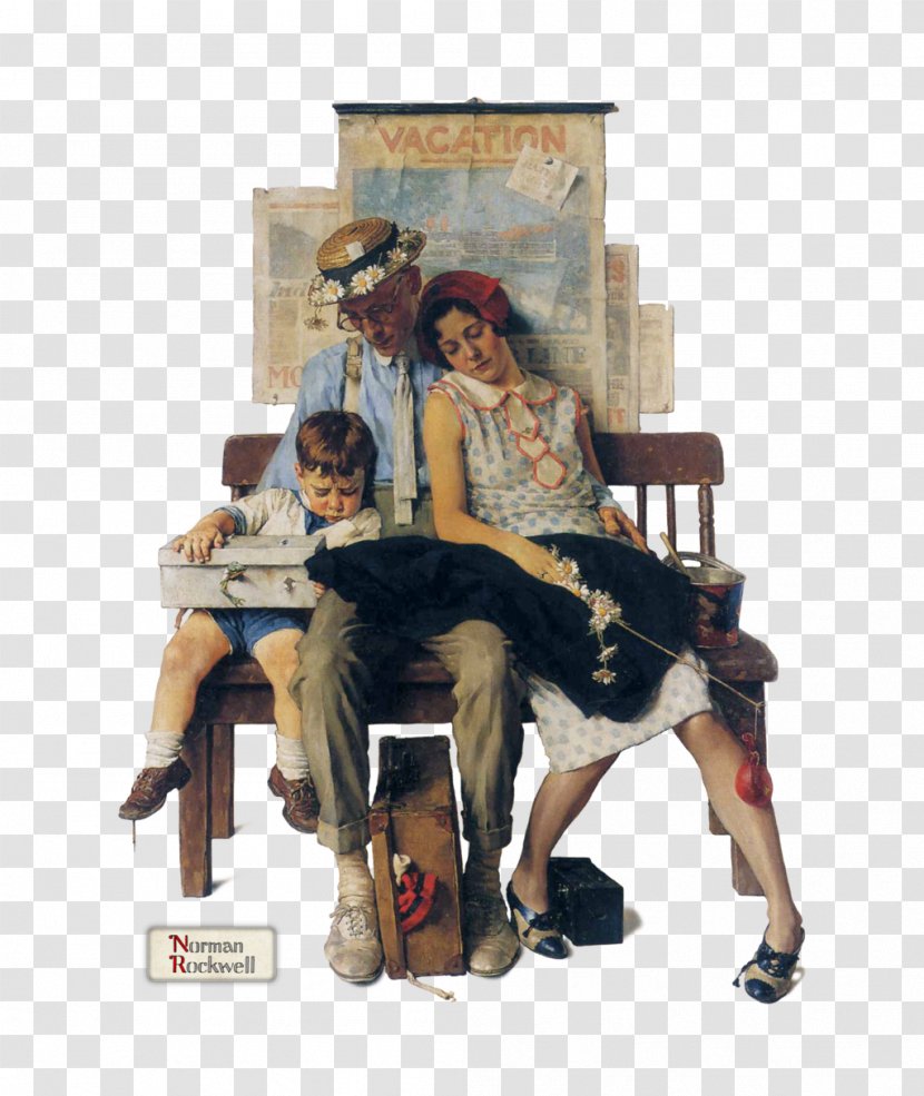 Norman Rockwell Paintings Museum Saturday Evening Post Marble Champion - Work Of Art - Family Summer Transparent PNG