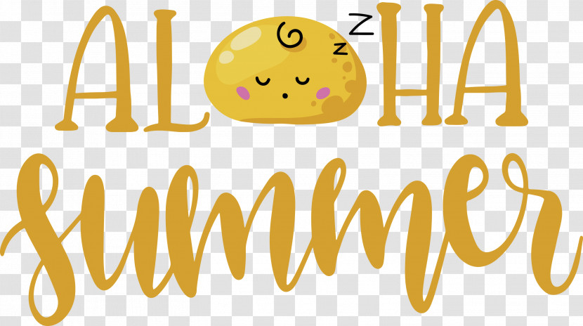 Aloha Summer Emoji Summer Transparent PNG