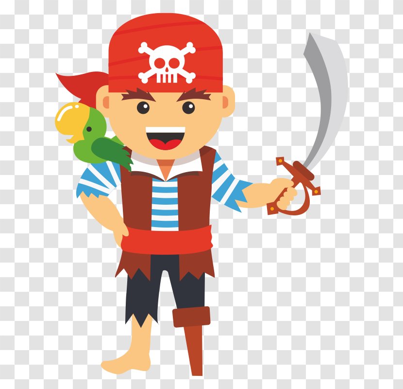 Piracy Royalty-free Clip Art - Human Behavior - Mascot Transparent PNG