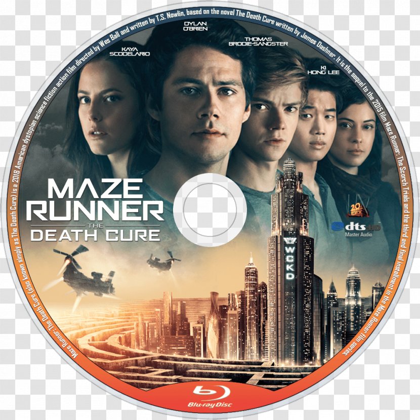 Maze Runner: The Death Cure Runner Blu-ray Disc Wes Ball Newt - Maza Transparent PNG