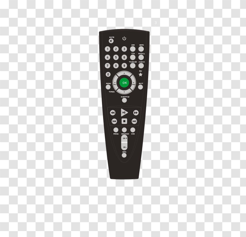 Remote Controls Television Clip Art - Technology Transparent PNG