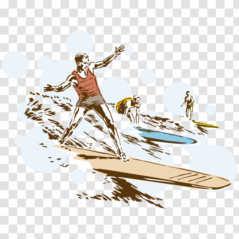 Surfing Surfboard Clip Art - Vector Material Transparent PNG