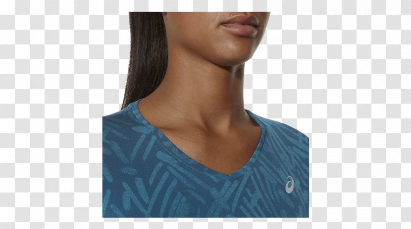 T-shirt Shoulder Sleeve Blouse ASICS - Long Hair Transparent PNG
