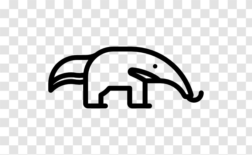 Anteater Animal - Line Art Transparent PNG