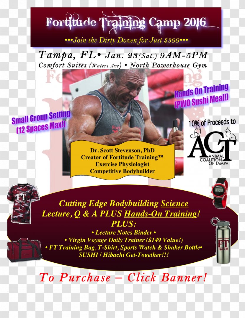 Flyer Poster Banner Muscle Font - Advertising - Training Transparent PNG