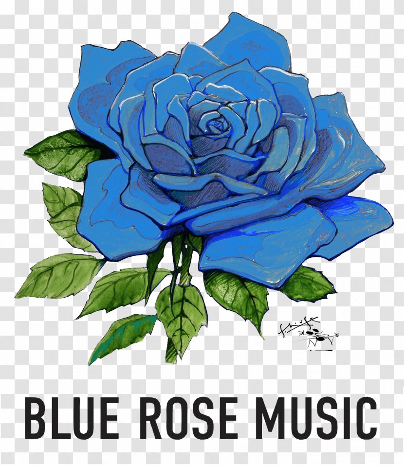 Blue Rose Musical Note Concert Art - Frame Transparent PNG