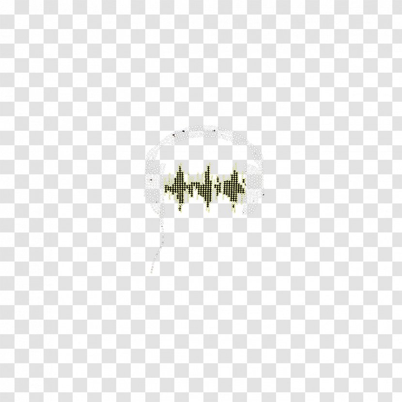 White Pattern - Heart - Headphones Headsets Transparent PNG