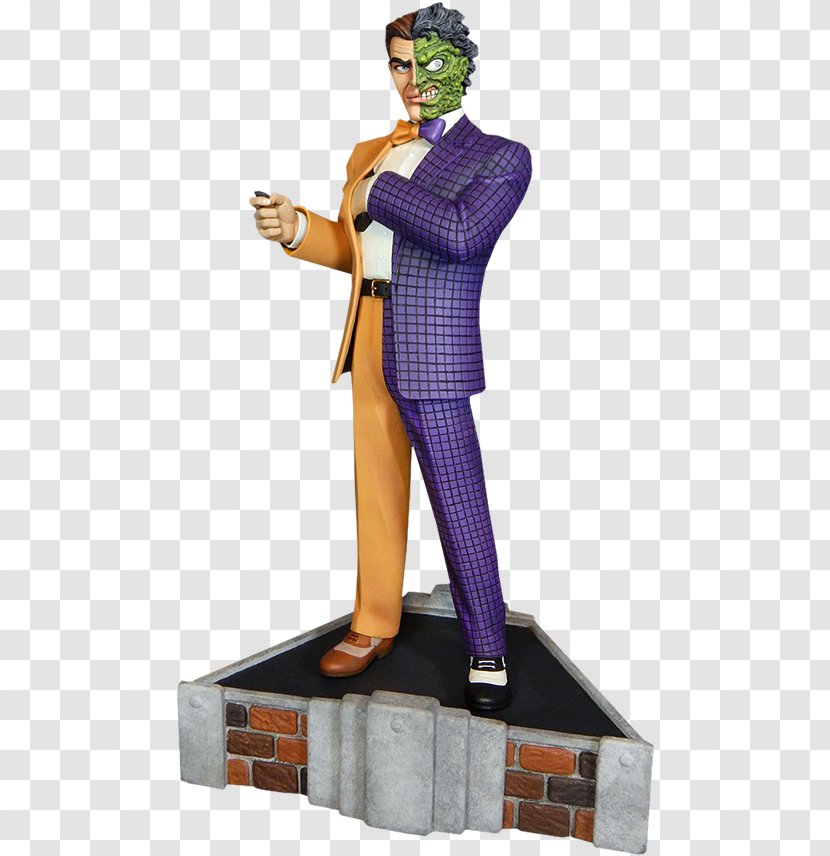 Joker Two-Face Batman: Arkham Knight Robin - Dc Comics - Statue Head Transparent PNG