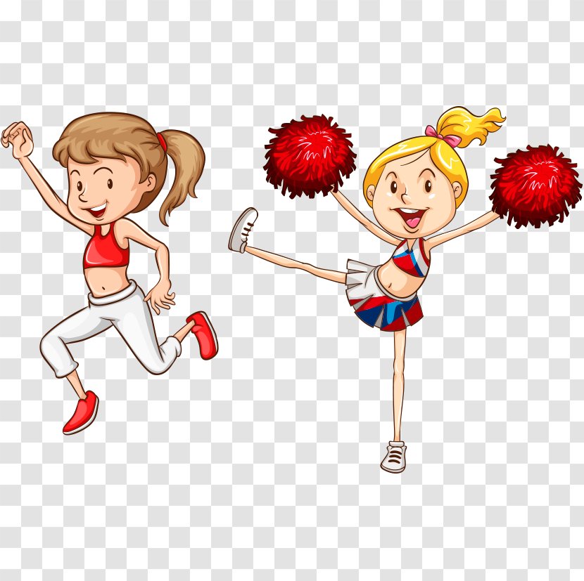 Drawing Royalty-free Stock Illustration - Frame - Cheerleader Material Transparent PNG