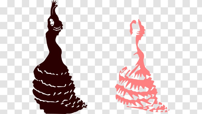 Flamenco Dance - Scrapbooking - Silhouette Transparent PNG