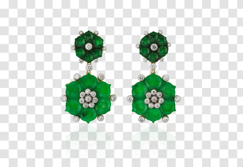 Earring Emerald Jewellery Jewelry Design - White Transparent PNG