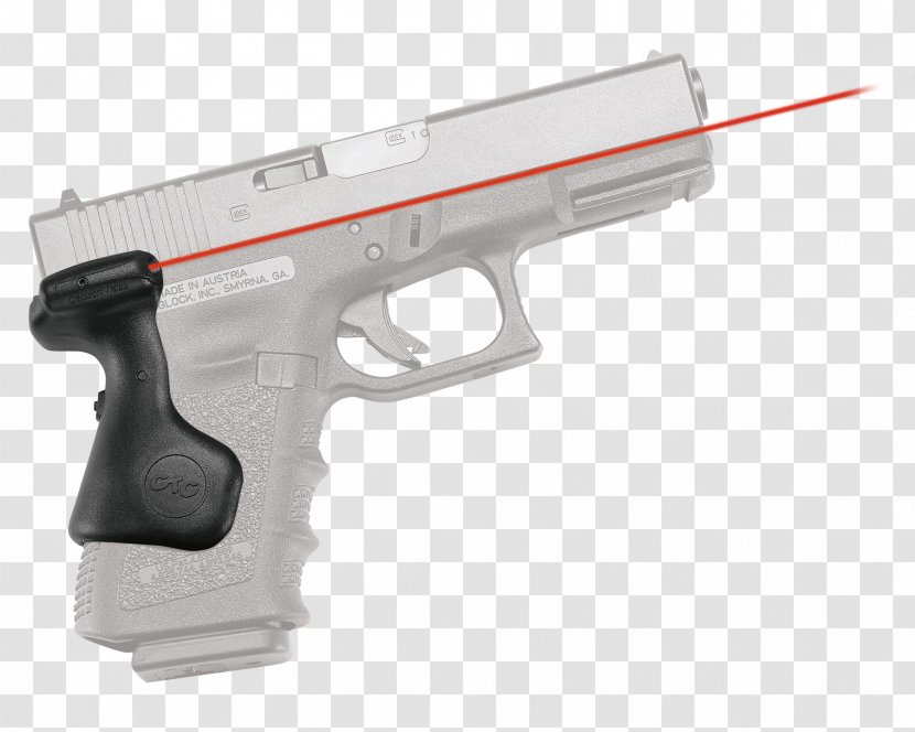 GLOCK 19 Crimson Trace - Firearm - LG-639GCRI Glock 3rd Gen, Green SightShooting Traces Transparent PNG