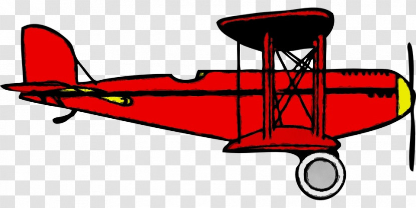 Biplane Airplane Aircraft Air Travel Flight Transparent PNG