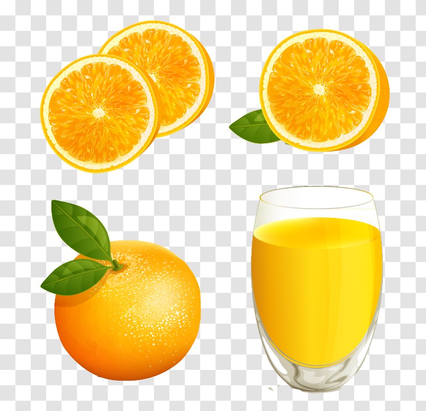 Orange Juice Illustration - Royaltyfree - And Transparent PNG