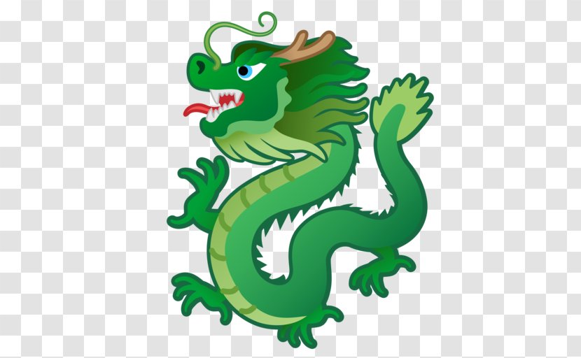 Emojipedia Chinese Dragon Legendary Creature - Iphone - Bearded Transparent PNG