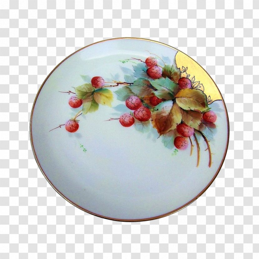 Porcelain - Platter - Hand Painted Classic Transparent PNG