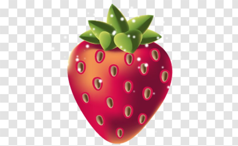Strawberry Ice Cream Fruit - Green Bean Transparent PNG