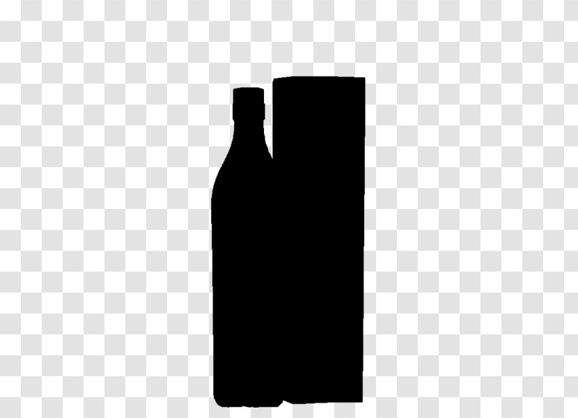 Wine Beer Bottle Glass - Black M - White Transparent PNG