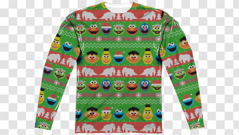 Sleeve T-shirt Christmas Jumper Sweater Transparent PNG