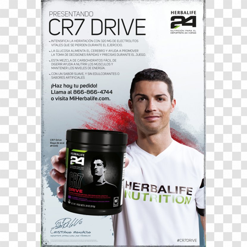 Cristiano Ronaldo Herbalife Nutrition Sports Athlete Dietary Supplement Transparent PNG