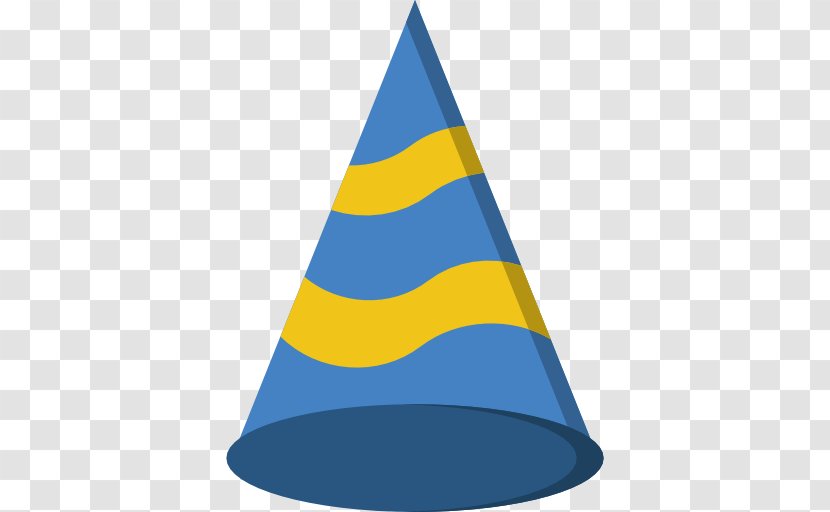 Party Hat Product Design Cone Cobalt Blue - Triangle Transparent PNG