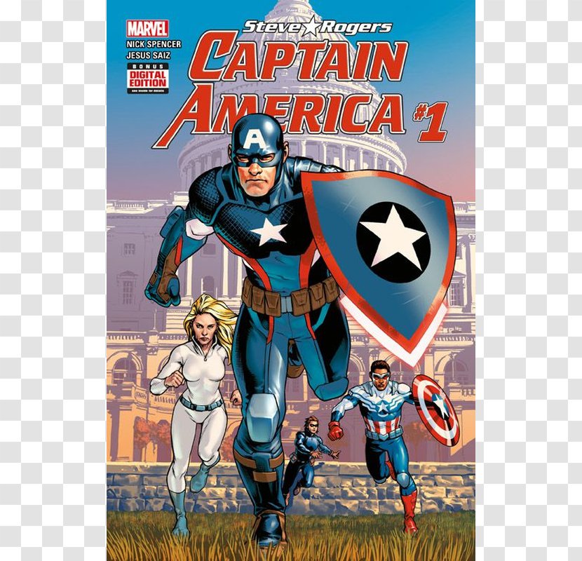 Captain America: Steve Rogers Vol. 1 - Civil War Ii - Hail Hydra Falcon Baron Zemo ComicsCaptain America Transparent PNG