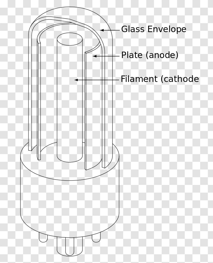 Vacuum Tube Diode Electronic Circuit Electronics Electrical Wires & Cable - Line Art - Computer Images Transparent PNG
