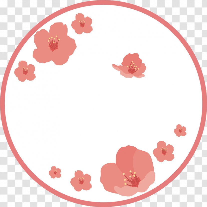 Japan Euclidean Vector Label Cherry Blossom - Vecteur - Simple Transparent PNG
