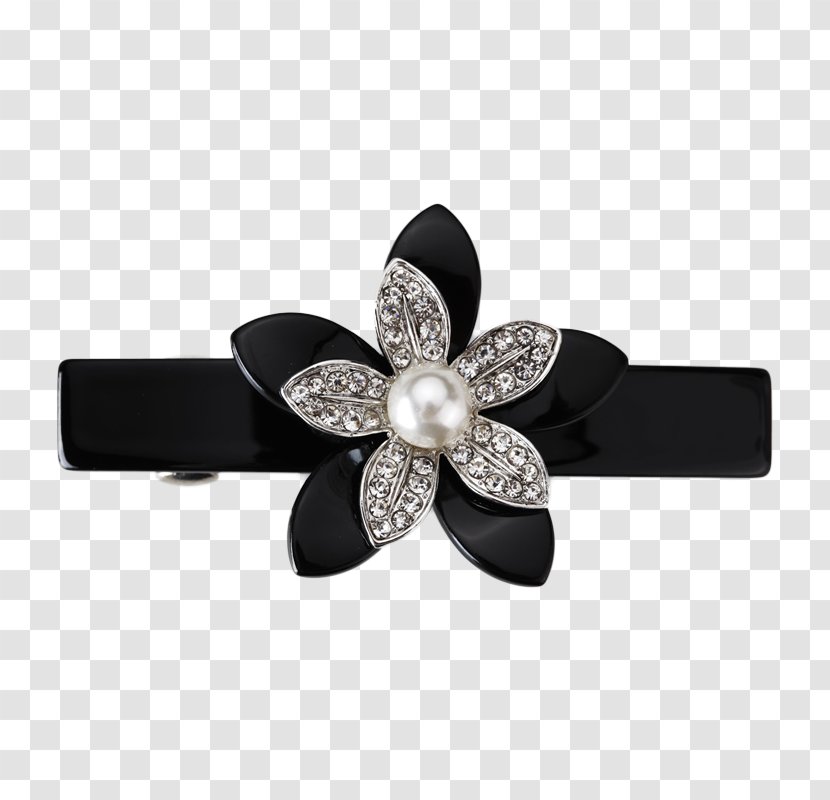 Amazon.com Barrette Hairpin Bobby Pin - Diamond Flower Transparent PNG