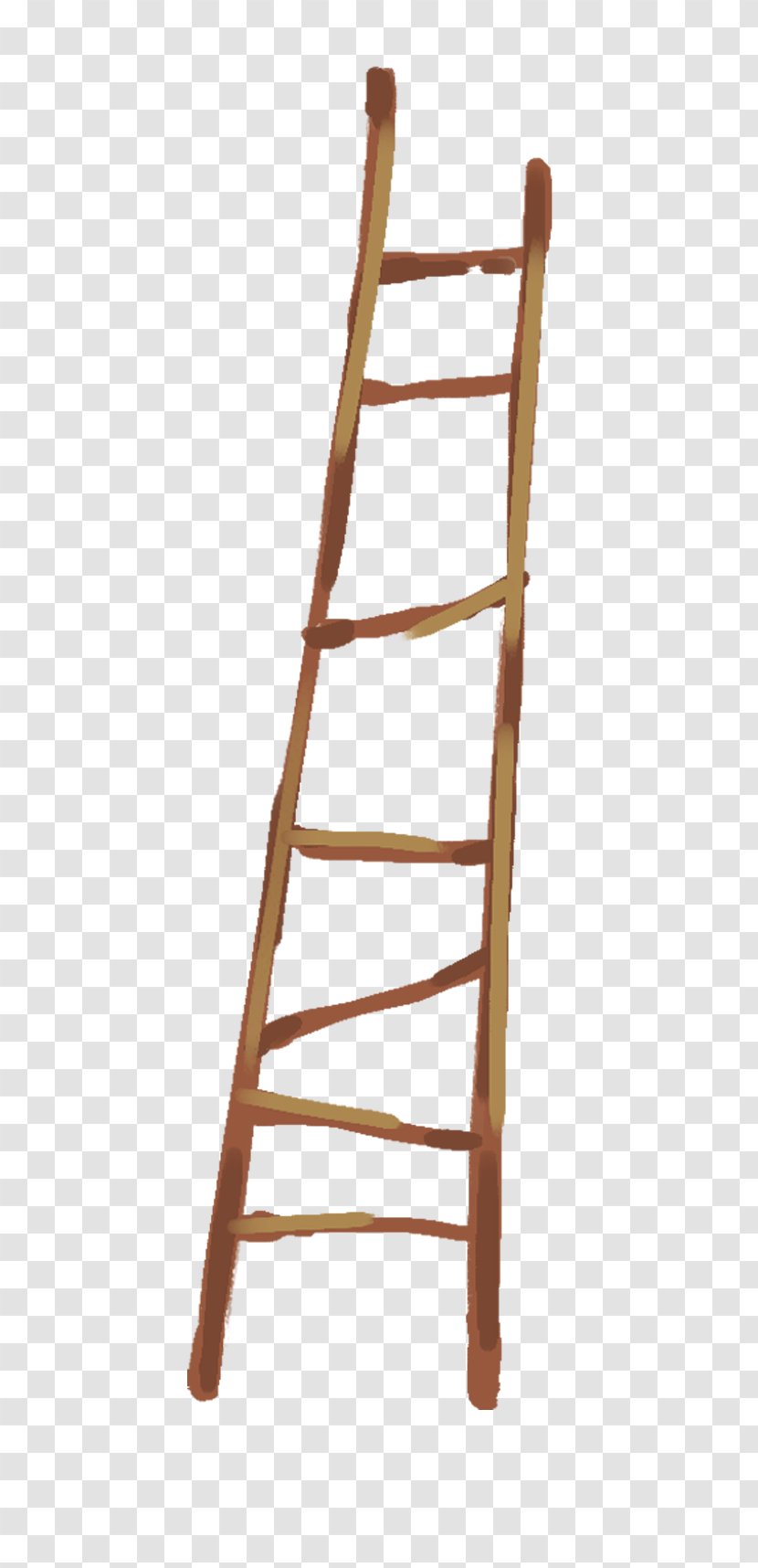 Escalator Stairs Ladder - Wooden Transparent PNG
