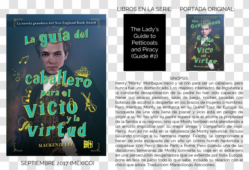 The Lady's Guide To Petticoats And Piracy Graphic Design Advertising La Guía Del Caballero Para El Vicio Y Virtud Text - Petticoat - Mid Autumn Transparent PNG