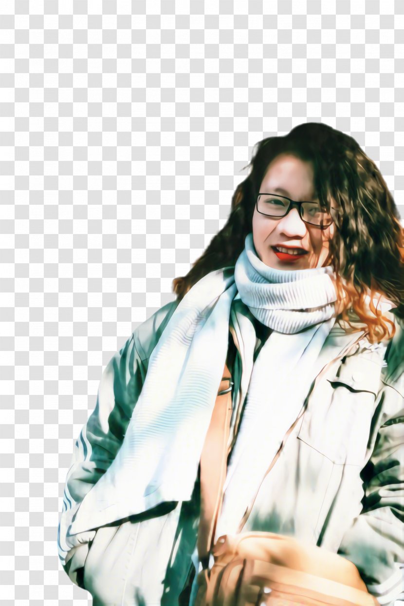 Winter Girl - Behavior - Smile White Coat Transparent PNG