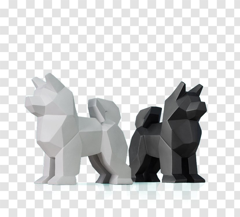 Dog Solid Geometry - Polygon - Three-dimensional Geometric Decoration Items Puppy Transparent PNG