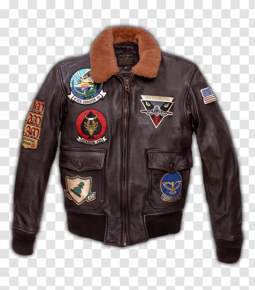 Leather Jacket G-1 Military Flight - A2 Transparent PNG