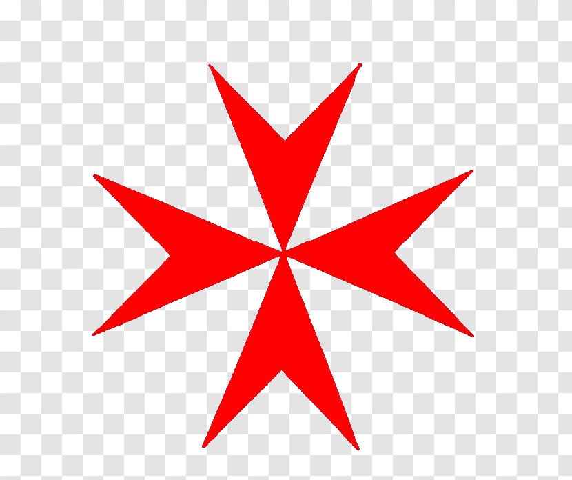 Air Malta Logo - Maltese Cross Transparent PNG