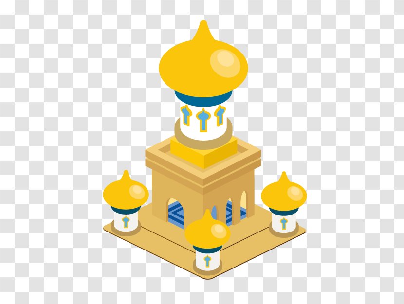 Cartoon Castle Palace Illustration - Animation - Islamic Transparent PNG