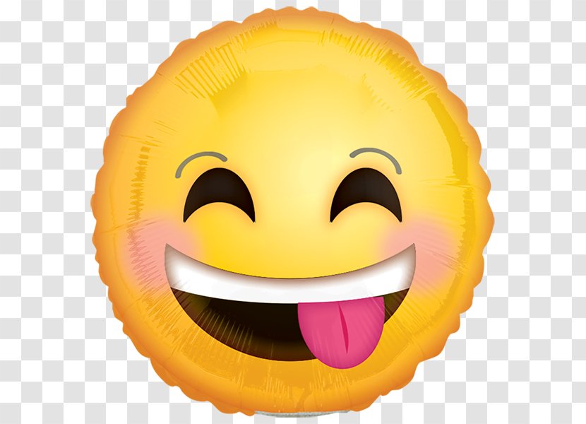 Emoticon Smiley Balloon And Party Service Wink - Emoji Transparent PNG