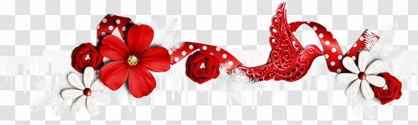 Red Ribbon Costume Accessory Transparent PNG