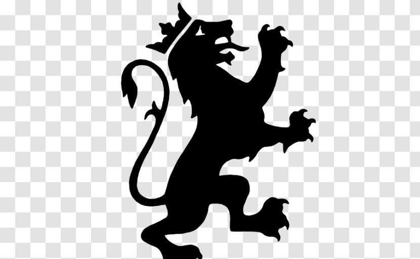 Lion Coat Of Arms Crest Symbol Clip Art - Dog Like Mammal - Copywriter Vector Transparent PNG