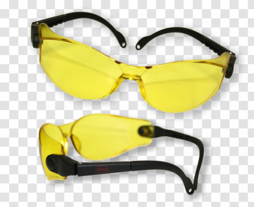 Goggles Sunglasses Yellow Lens - Industry - Glasses Transparent PNG