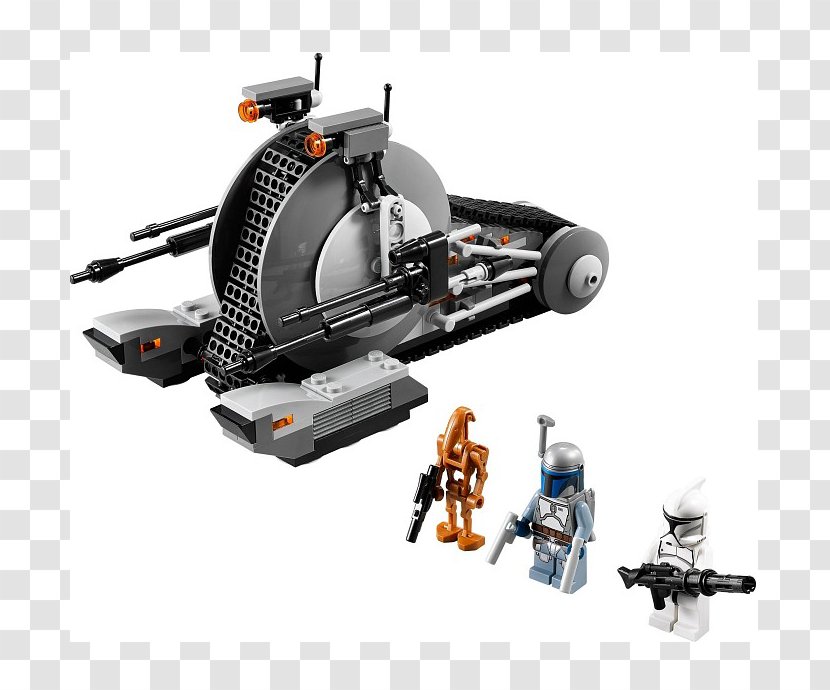 Clone Trooper Jango Fett Battle Droid Lego Star Wars - Tanks Transparent PNG
