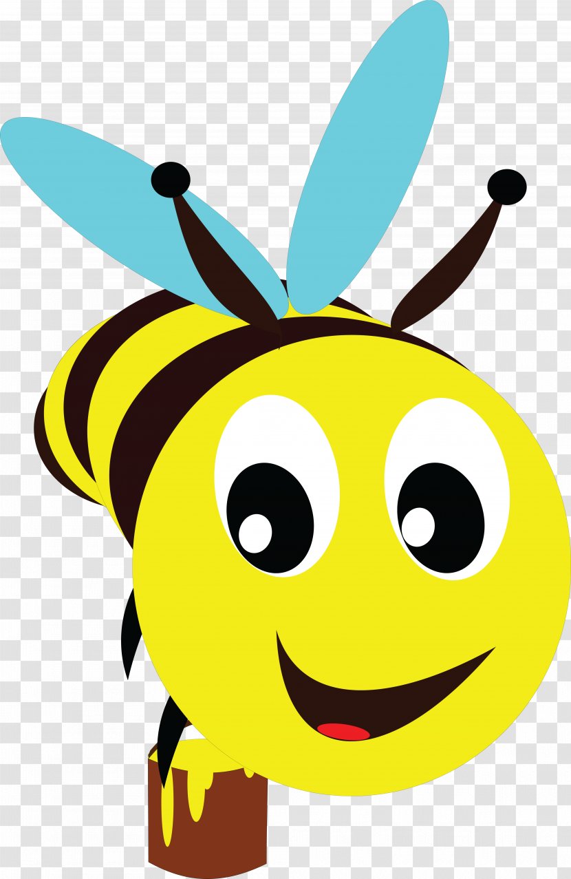 Western Honey Bee Insect Clip Art - Yellowjacket - Bees Transparent PNG