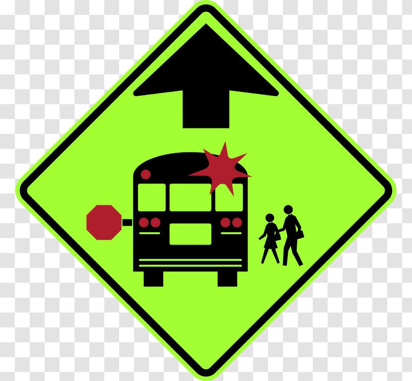 School Bus Traffic Stop Laws Sign - Symbol Transparent PNG