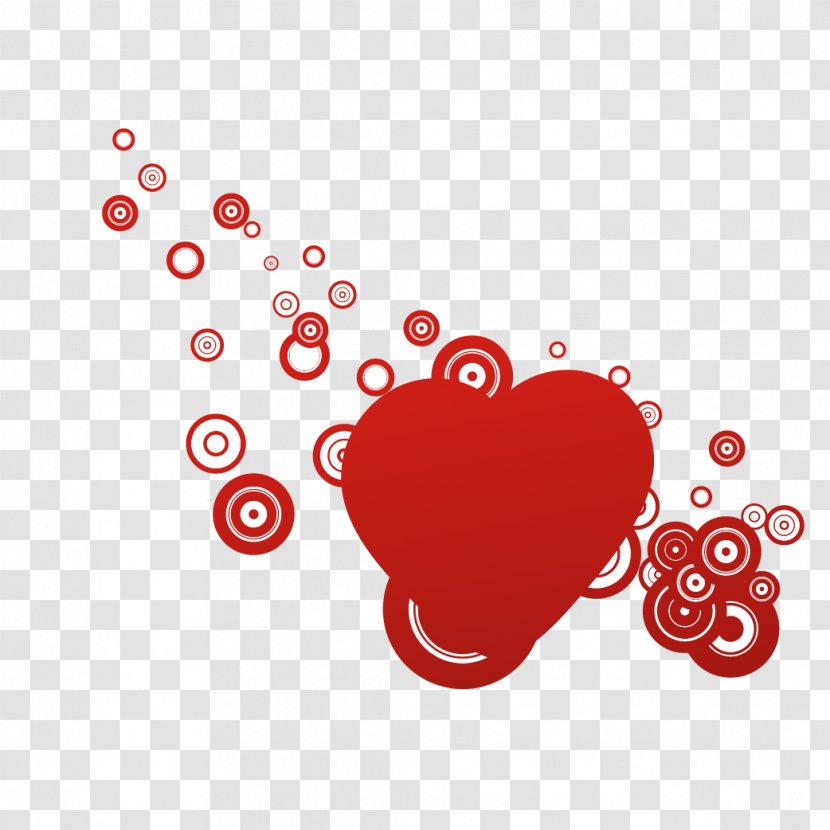 Valentines Day Heart - Silhouette - Valentine's Element Vector Transparent PNG