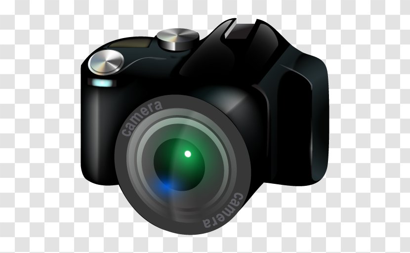 Camera Digital SLR Clip Art - Button - Cameras Clipart Transparent PNG