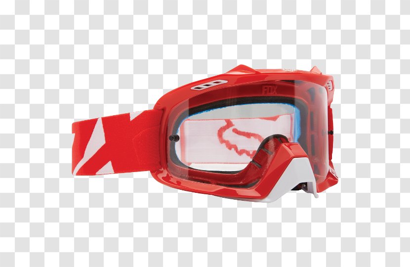 Goggles Glasses Red Fox Racing Clothing - Personal Protective Equipment Transparent PNG