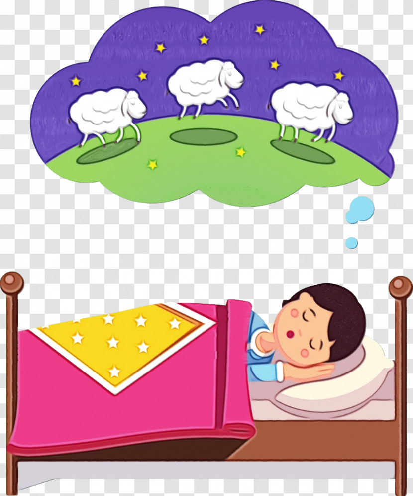 Cartoon Royalty-free Sleep Line Art Nightmare Transparent PNG