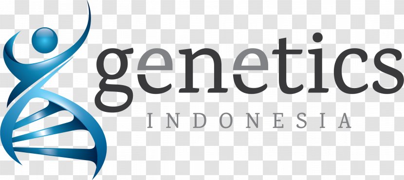 Genetics Logo Biotechnology Brand Indonesia - Blue - Chromosome Transparent PNG